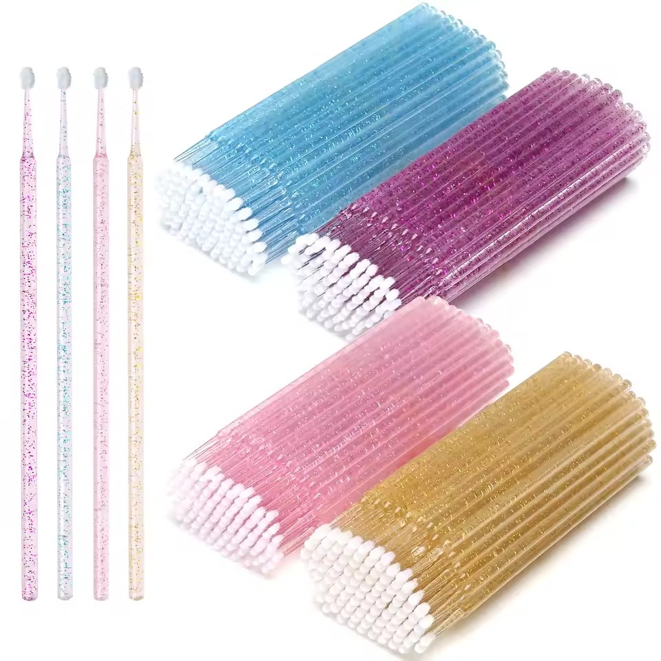 Microbrush Descartáveis Cores Sortidas - 100un