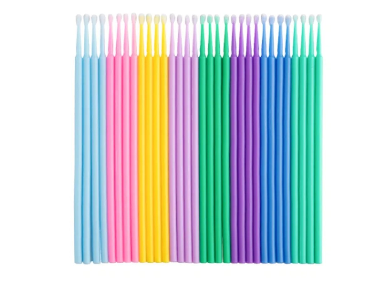 Microbrush Descartáveis Cores Sortidas - 100un