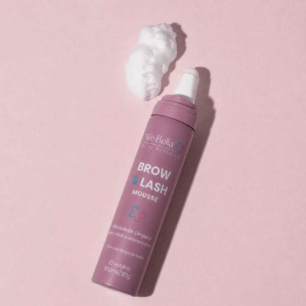 Brow e Lash Mousse de Limpeza We Bella